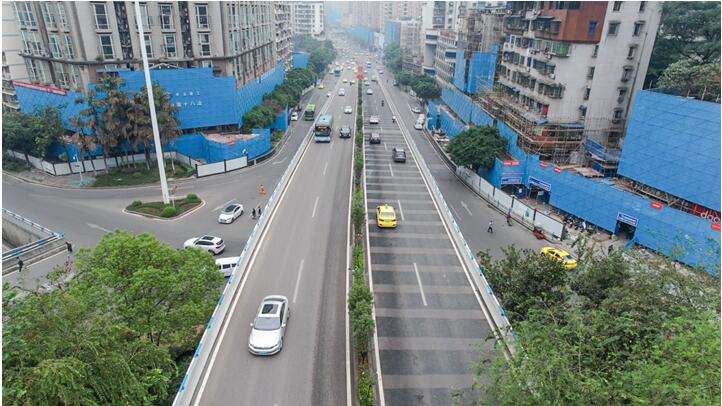 石楊路示范段整治項(xiàng)目。九龍城市更新公司供圖