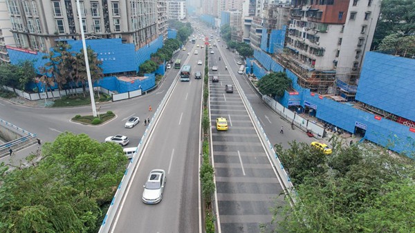 石楊路示范段整治項目。九龍城市更新公司供圖