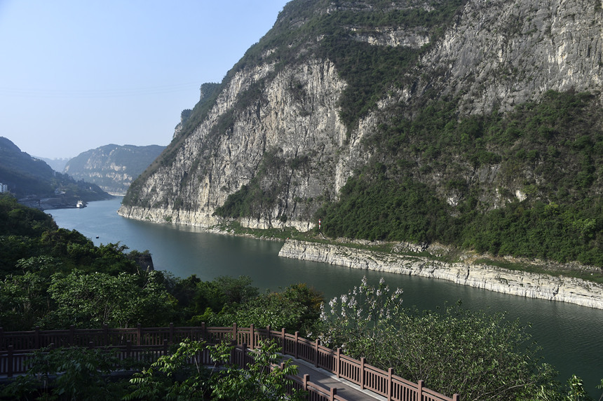 烏江畫廊重慶涪陵段景觀。黃河攝