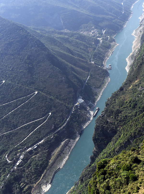 烏江畫廊重慶涪陵段景觀。黃河攝