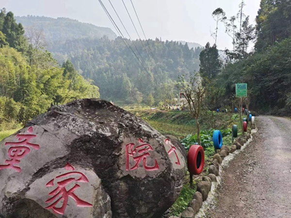 姜家鎮(zhèn)河面壩村“巴適”小院童家院子。姜家鎮(zhèn)供圖