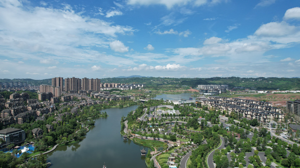 璧山城市風光。曾清龍攝