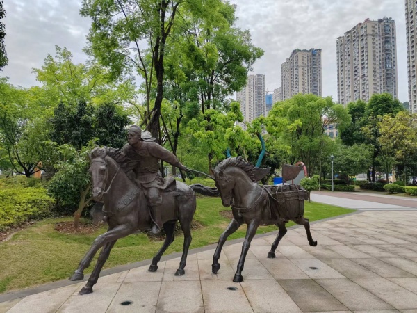 荔圃春風(fēng)公園。涪陵區(qū)委宣傳部供圖