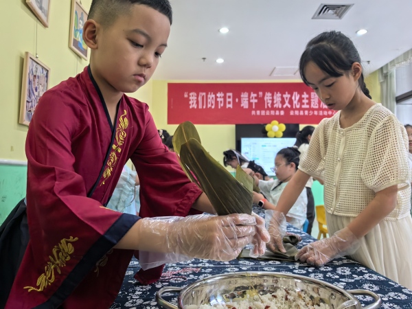 活動現(xiàn)場。云陽縣青少年活動中心供圖